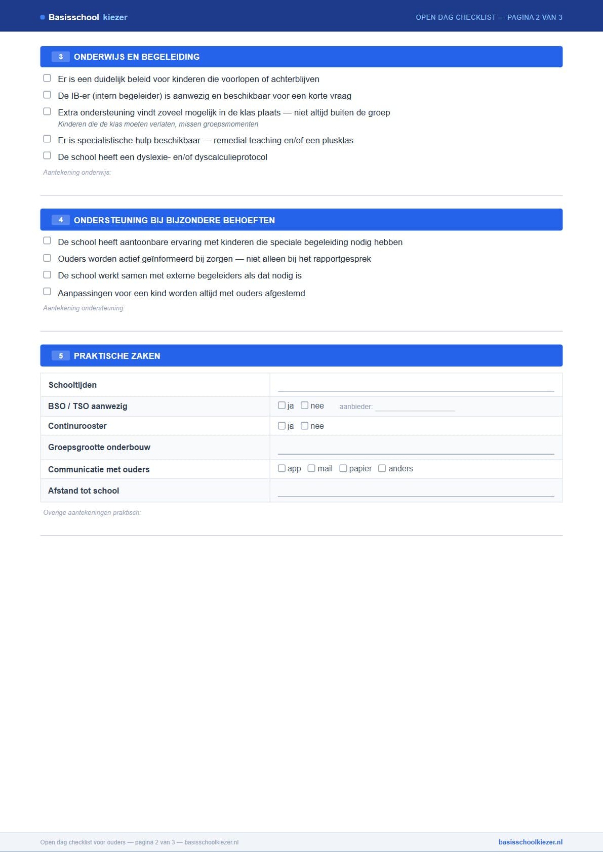 Pagina 2 — Onderwijs & praktisch
